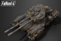 Fallout 4 Tank, Tor Frick : This is a tank that I designed and built for Fallout 4. Finally took the time to apply some proper materials to the highpoly and render it out. All materials are 100% automatic in Modo without using UVs.