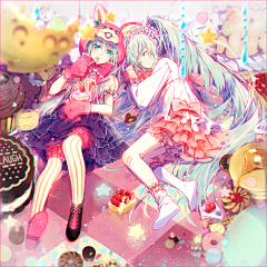 小白妖怪采集到初音家族