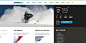 Snowbird homepage clean web design modern responsive web inspiration