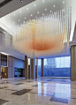 Indirect light glass chandelier SUNSET by Lasvit design Katarína Kudejová Fulínová : Download the catalogue and request prices of Sunset by Lasvit, indirect light glass chandelier design Katarína Kudejová Fulínová, Contemporary & Sculptural Lighting c