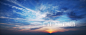 Sky at sunset time. Panoramic shot. - 图虫创意图库正版图片,视频,插图,微博微信公众号配图,自媒体素材