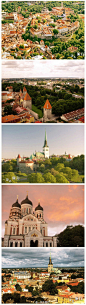 【爱沙尼亚 塔林】如果你渴望看见一个童话般的城市，塔林不会让你失望。爱沙尼亚首都塔林，北欧唯一一座保持着中世纪外貌和格调的城市。