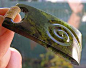 nz maori greenstone toki (Bones of the Earth Ltd) Tags: newzealand carving maori greenstone koru pounamu tangiwai murrayanderson bonesoftheearth nzcarving nzjade bonesearth