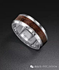 【产品设计】———跨界设计的戒指，木与金属的结合