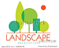 Abstract landscape design logo.
