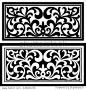 Vector vintage border frame logo engraving with retro ornament pattern in antique rococo style decorative design
