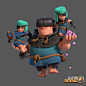 Rascals - Clash Royale, Brice Laville Saint-Martin : I Had the pleasure to create the Rascals characters for Clash Royale - Supercell.<br/>Thanks to Kalle Väisänen for the texturing.<br/>Thanks to Antti Ripatti for his posing work.<br/>T