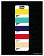 Star Wars the Force Awakens Color Palette