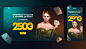 casino Parimatch betting gambling Slots game Gaming banner landing page