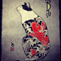 Horitomo的极道之猫(纹身稿本)