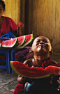 Beautiful People | Just a kid enjoying a watermelon: 