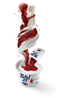 Yoghurt and fruit : Agency: Bold/Ogilvy /  Client: Fage Yoghurt  Use: Magazine Ad, Billboard / Art Director: V.Sanida