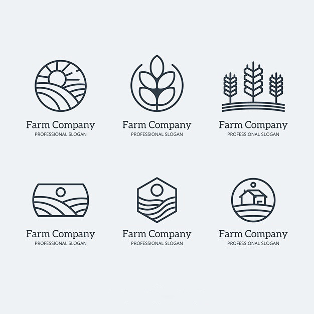 农场农业logo标志矢量图素材