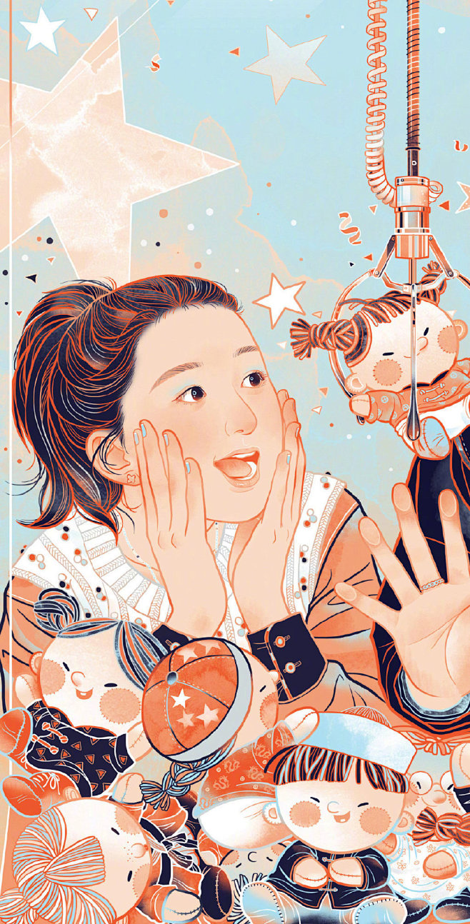 来自插画师李旻插画作品李旻插画师插画新浪网