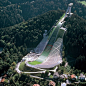 the ski jump at Innsbruck, Austria, by Zaha Hahid.