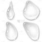 创意透明水滴元素1