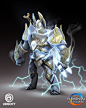 Knight - Elite version (videogame Might & Magic Elemental Guardians), Koveck (Antonio Garcia) : At last I can show the work I've done for the Ubisoft mobile game "Might & Magic Elemental Guardians", that it will be released worldwide on 