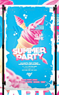 Summer Party Flyer - Clubs & Parties Events@北坤人素材