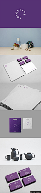 VI品牌设计 茶具品牌设计 茶具VI设计 茶具logo设计 创意紫色名片卡片设计诶 紫色企业品牌设计 狼牙创意网_设计灵感图库_创意素材 - 狼牙网 #素材# #网页# #包装# #字体# #色彩# #排版#
