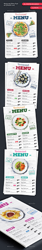 Restaurant Menu - Food Menus Print Templates