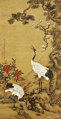 沈铨《工笔画微展》 沈铨（1682--约1760）。清代著名画家，浙江湖州人，擅画花鸟走兽，以精密妍丽见长。沈铨的花鸟画，行笔精致，格调高古，达到了一般画家难以企及的“有声有色”的境界。除得益于精湛的笔墨功夫外，能意在笔先，以意为魂，化法度为活力，故妙得神韵。被称为“舶来画家第一”。