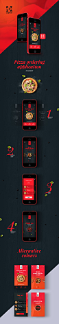 Pizza app on App Design Served