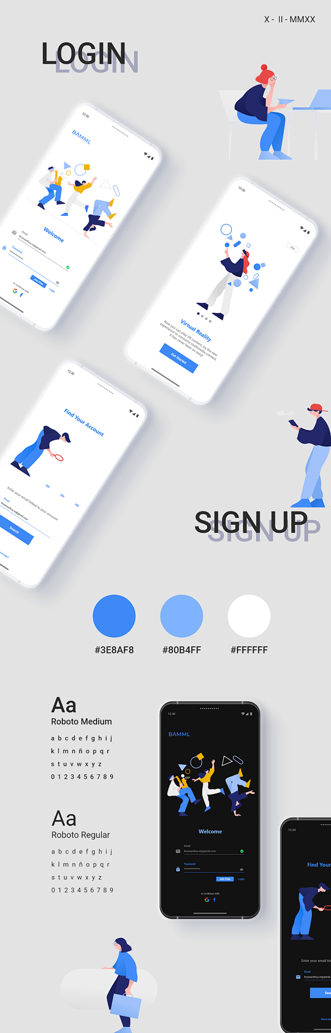 Login 项目 | Behance 上...