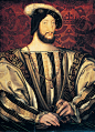 法国国王弗朗索瓦一世像
约1530年
木板油画，96cm × 74cm 
卢浮宫博物馆藏

自15世纪起，肖像画开始在西方盛行。欧洲各国君主借用这种方式使自己流芳百世，这幅由让•克鲁埃创作的《弗朗索瓦一世像》便可见一斑。
画中，艺术家借宽阔的肩膀、宝剑、圣米歇尔骑士团领袖勋衔项链以及金丝绣成的衣料，突出了法兰西国王权倾天下的威严仪态。虽然画中国王仅带着一顶素雅的贝雷帽，但象征王权的皇冠图案在背景中依然明晰可见。
历史上的弗朗索瓦一世是一位慷慨的赞助者，非常支持艺术家及艺术事业。在文艺复兴时期的意大利，新思