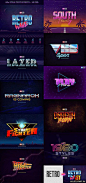 80s Photoshop Text Effects - 10 PSD 21905525 Layered PSD | 246 Mb Do you like the retro style of the 80’s? Do you want to go back to the future or become a street fighter? Use this text effects to create cool retro poster, flyer, facebook cover, youtube c