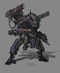 daily mech painting by *ProgV on deviantART #采集大赛#