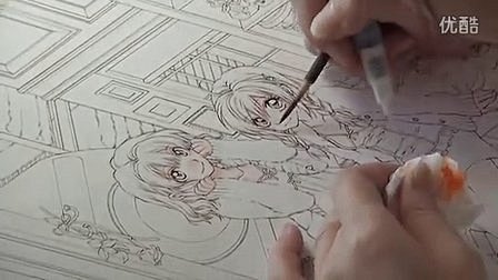 种村有菜カラー作画密着レポート！ その一