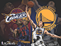 Lebron James VS Stephen Curry (NBA FINALS 2K16) : Fan art for Lebron James and Stephen Curry