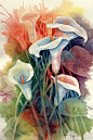 "Calla Lilies" by Ann Hoffpauir