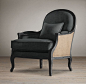 Lyon Chair with Burlap | Chairs | Restoration Hardware