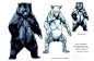 动画艺术家 Terryl.Whitlatch 为迪斯尼动画电影《熊兄弟》设计的动画角色概念设计 ​​​​