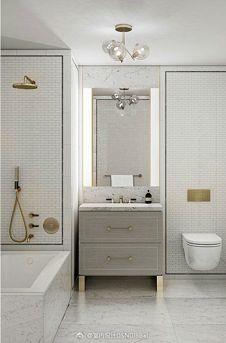 参考 • 超高质感的卫浴设计！@室内设计...
