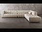 Nella Vetrina Rugiano Poker 6046/A upholstered Sofa: 