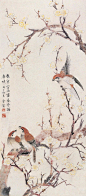 国画大师陈之佛工笔花鸟画