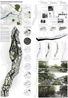 你也搞景观采集到景观建筑设计展板排版