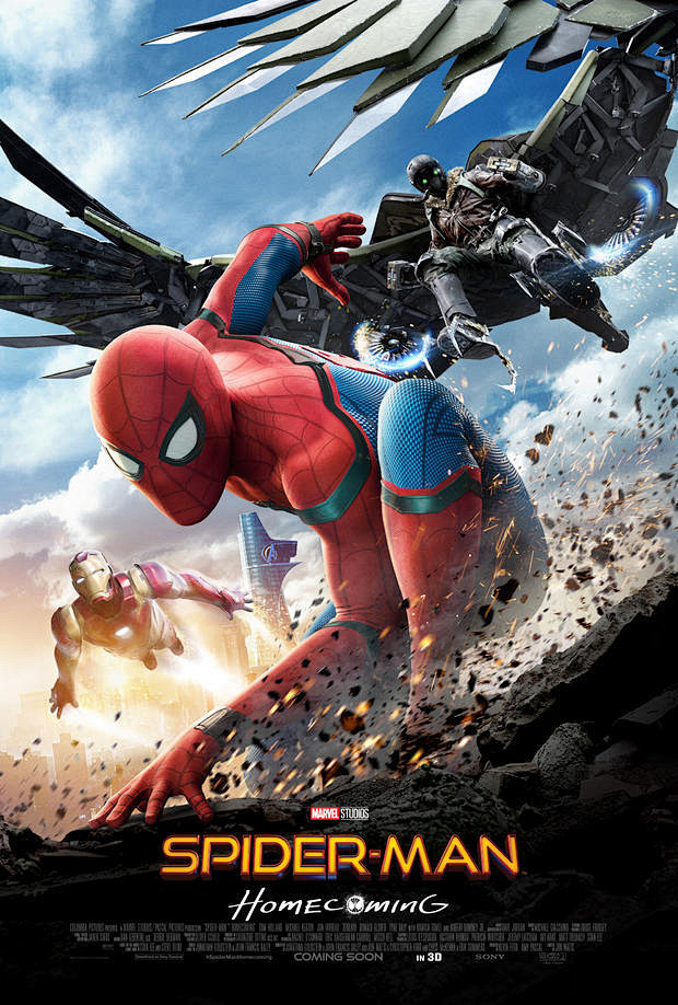 《新蜘蛛侠：英雄归来》电影海报