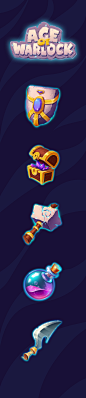 Set of game icons