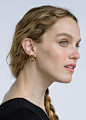 Shiloh Golden Stud Earrings