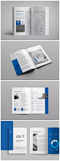高品质的时尚高端简约商业商务质感的年度报告品牌手册画册房地产楼书杂志设计模板（indd）_画册模板_素材下载-乐分享素材网