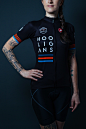 HC Hooligans Cycling Kit : The HC Hooligans is a mountain bike team based out of Michigan. The team wanted a kit with a black base and pops of color inspired by vintage racing cars. With a minimal design in the front and a big pop of color in the back, I 