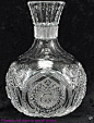  Stunning Antique American Brilliant Period Cut Glass Water/Wine Carafe