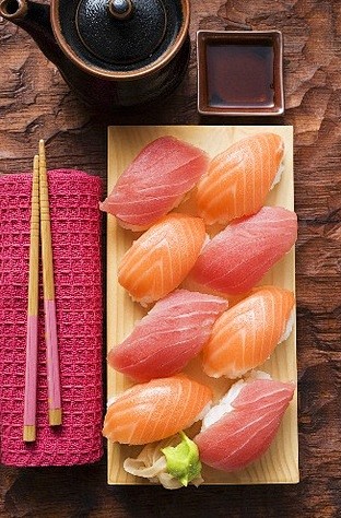 Nigiri sushi - tuna ...