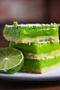 Creamy Lime Squares #赏味期限#