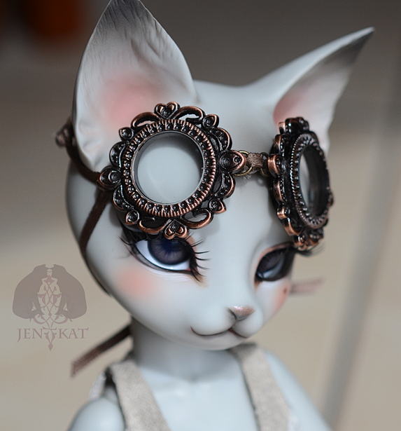 JenKat 蒸汽朋克 BJD 护目镜