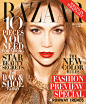 Jennifer Lopez Shines in Paco Rabanne on the February 2013 Cover of Harper’s Bazaar US
