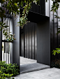 墨尔本黑色家庭酒店 Frame House Melbourne by Carr Design Group-mooool设计